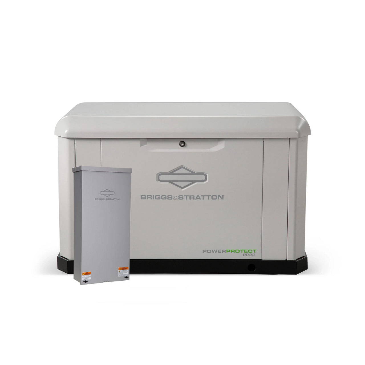 Briggs & Stratton PP22 Standby Generator 22/22kW Bundle + 200 amp Standard SED Transfer Switch + Symphony Choice Power Management