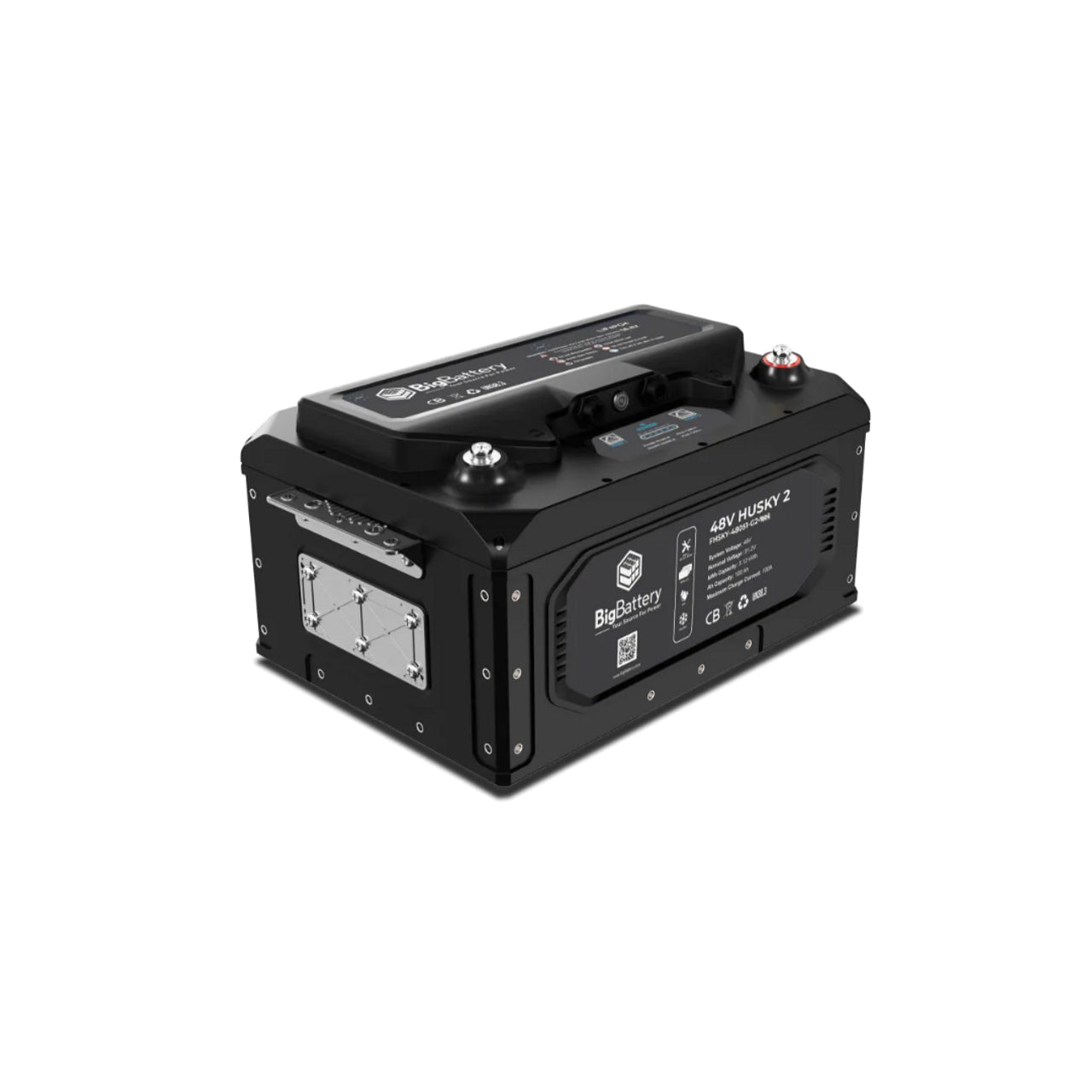 BigBattery | 48V HUSKY 2 LiFePO4 Battery + Battery Charger and Battery Monitor [BNDL-B0014]